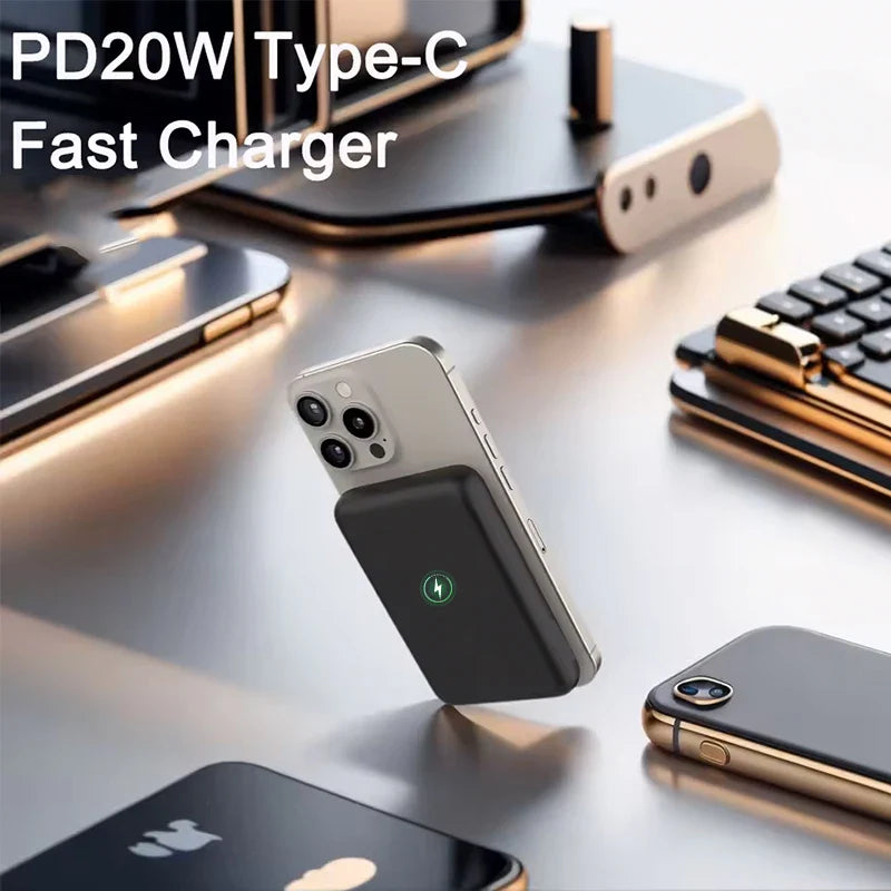Magnetic Power Bank for On-the-Go